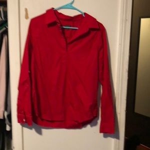 Talbots Red Dressup half sleeve shirt